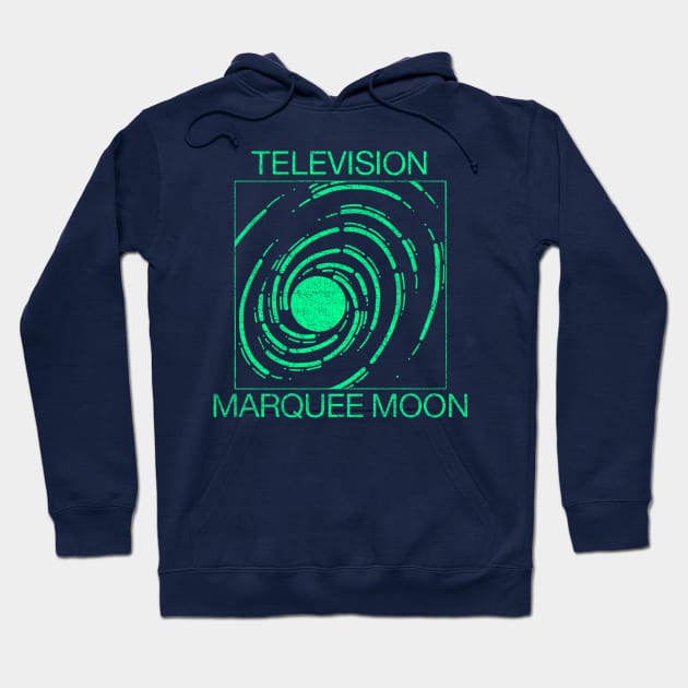 Marquee Moon (green) - distressed Hoodie by Joada